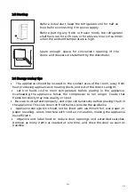 Preview for 34 page of EAS Electric EMR185EW Instruction Manual