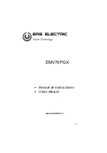 EAS Electric EMV70PGX User Manual предпросмотр