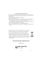 Предварительный просмотр 20 страницы EAS Electric EMV71RX User Manual