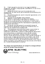 Preview for 139 page of EAS Electric EMV75TVP User Manual