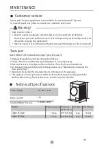 Предварительный просмотр 65 страницы EAS Electric EMW1255GW Instruction Manual