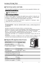 Предварительный просмотр 152 страницы EAS Electric EMWY86BI Instruction Manual