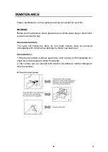 Предварительный просмотр 42 страницы EAS Electric ETW7020DW User Manual