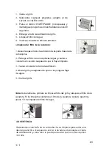 Предварительный просмотр 23 страницы EAS Electric Lavadora EMW610E2 User Manual