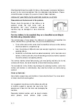 Предварительный просмотр 41 страницы EAS Electric Lavadora EMW610E2 User Manual