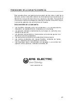 Предварительный просмотр 21 страницы EAS ETW610W User Manual