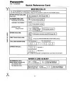 Предварительный просмотр 3 страницы EASA-PHONE KX-T123230E Operating Instructions Manual