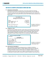 Preview for 12 page of EASCO FST Series Installation, Operation & Maintenance Manual