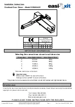 Easi-Exit DCS2024 Installation Instructions предпросмотр