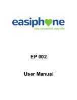 Easiphone EP 002 User Manual предпросмотр