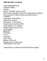 Предварительный просмотр 3 страницы Easiphone MM910 Instruction Manual