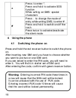 Предварительный просмотр 16 страницы Easiphone MM910 Instruction Manual