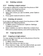 Предварительный просмотр 21 страницы Easiphone MM910 Instruction Manual