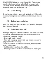 Предварительный просмотр 25 страницы Easiphone MM910 Instruction Manual