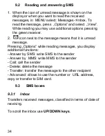 Предварительный просмотр 34 страницы Easiphone MM910 Instruction Manual