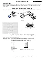 Preview for 2 page of EAST COAST A/B Switch Installation Manual