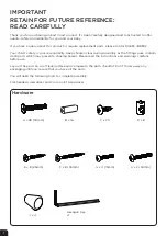 Preview for 2 page of EAST COAST Acre Assembly And Care Instructions