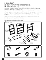 Предварительный просмотр 2 страницы EAST COAST Alaska Assembly And Care Instructions