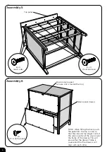 Предварительный просмотр 6 страницы EAST COAST Dorset Dresser Assembly And Care Instructions