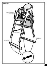 Предварительный просмотр 3 страницы EAST COAST Folding highchair Assembly And Care Instructions