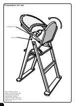 Предварительный просмотр 4 страницы EAST COAST Folding highchair Assembly And Care Instructions