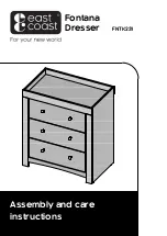 EAST COAST Fontana FNTK231 Assembly And Care Instructions preview