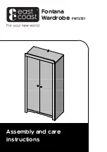 EAST COAST Fontana FNTS721 Assembly And Care Instructions предпросмотр