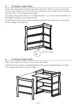 Preview for 5 page of EAST COAST Kensington Sleigh Dresser Instructions Manual