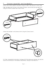 Preview for 6 page of EAST COAST Kensington Sleigh Dresser Instructions Manual