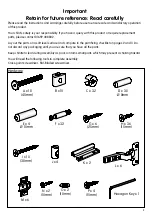 Preview for 2 page of EAST COAST Monaco Wardrobe Manual