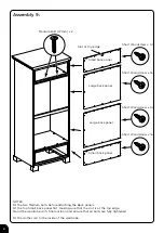 Preview for 8 page of EAST COAST Montreal Wardrobe Assembly And Care Instructions