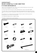 Предварительный просмотр 2 страницы EAST COAST Nebraska Wardrobe Assembly And Care Instructions