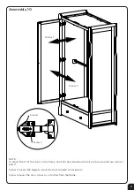 Предварительный просмотр 9 страницы EAST COAST Nebraska Wardrobe Assembly And Care Instructions