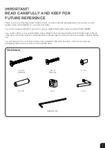 Предварительный просмотр 2 страницы EAST COAST Panama Cotbed Assembly And Care Instructions