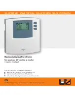 EAST COAST Temperature differential controller Operatinginstructions And Installation Manual preview