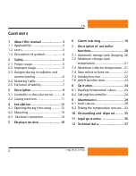 Preview for 2 page of EAST COAST Temperature differential controller Operatinginstructions And Installation Manual