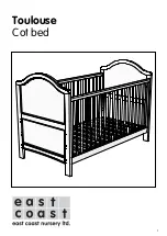 Предварительный просмотр 1 страницы EAST COAST Toulouse Cot bed Manual