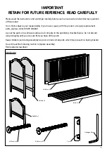 Предварительный просмотр 2 страницы EAST COAST Toulouse Cot bed Manual