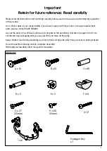 Предварительный просмотр 2 страницы EAST COAST TOULOUSE Assembly Instructions Manual