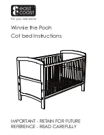 EAST COAST Winnie the Pooh Instructions Manual preview