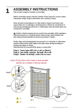 Предварительный просмотр 10 страницы EAST OAK GFT22004 Owner'S Manual