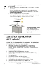 Предварительный просмотр 14 страницы EAST OAK GFT22004 Owner'S Manual