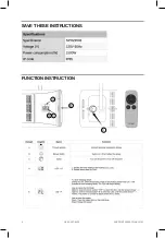 Preview for 8 page of EAST OAK SPH22002 Owner'S Manual