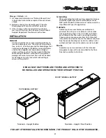 Предварительный просмотр 3 страницы EAST PENN Deka unigy I Battery 1 Assembly, Installation And Operation Instructions