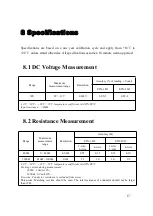 Preview for 20 page of East Tester ET-1712 RTD User Manual