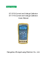 Предварительный просмотр 1 страницы East Tester ET-1715 User Manual