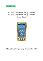 Preview for 1 page of East Tester ET-2715 User Manual