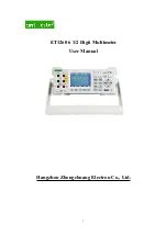 Предварительный просмотр 1 страницы East Tester ET1260 User Manual