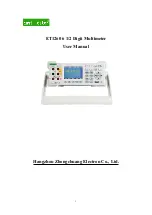 Preview for 1 page of East Tester ET1260 User Manual