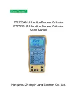 Preview for 1 page of East Tester ET2725A User Manual